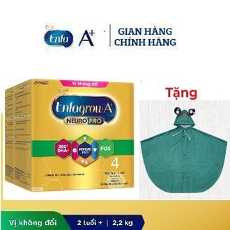 MẪU MỚI Sữa Bột Enfa 4 hộp giấy 2.2kg Tặng quà cho bé