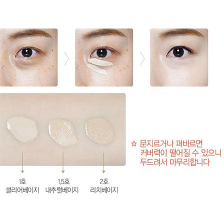 Kem che khuyết điểm The Saem Cover Perfection Tip Concealer Spf28 PA++ (6.5g) - Che khuyết điểm