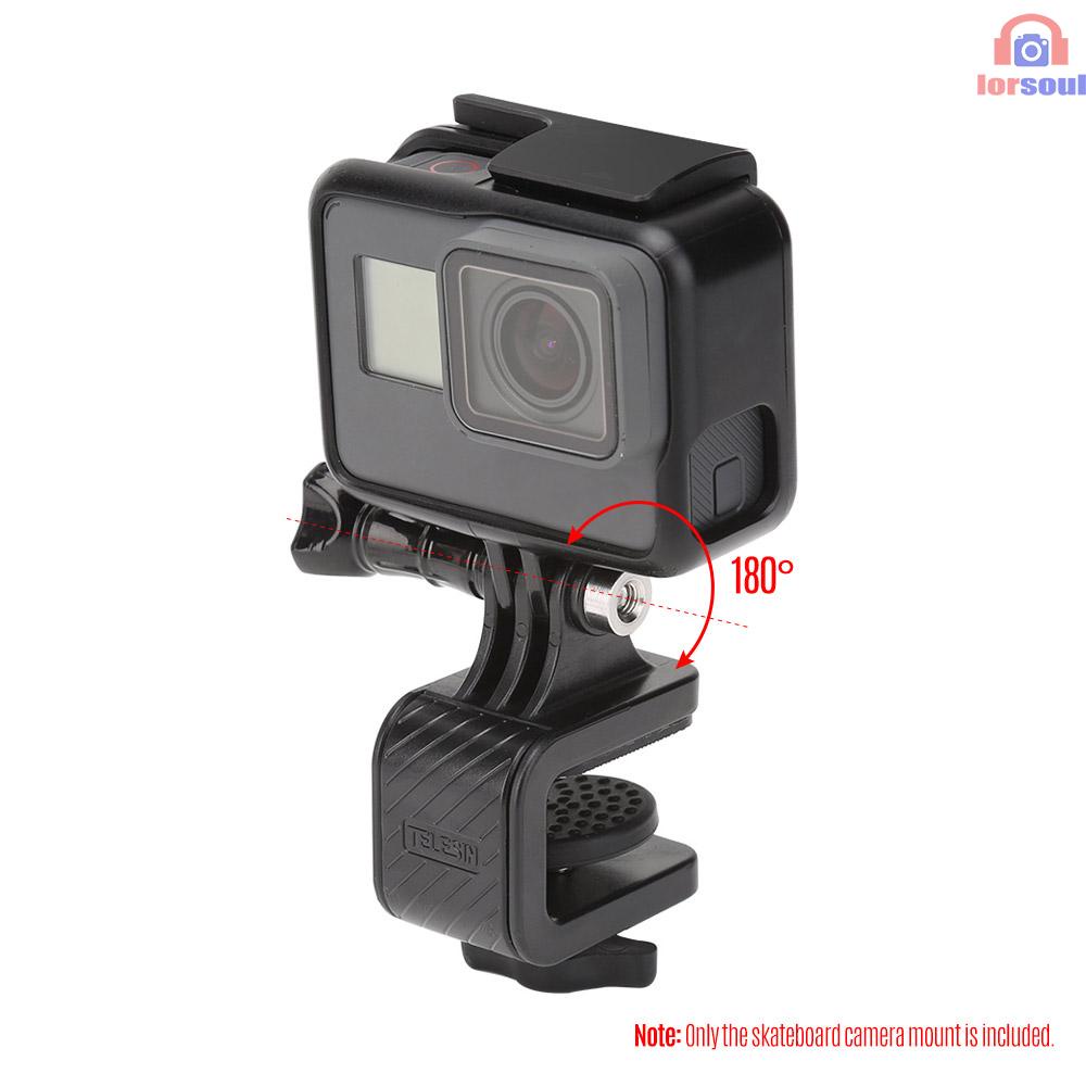 Telesin Giá Đỡ Ván Trượt Xoay 180 Độ Cho Gopro Hero 7 / 6 / 5 / 4 / 3 + Xiaomi Yi 4k Sjcam Sj4000