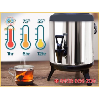 BÌNH Ủ GIỮ NHIỆT TRÀ 10L ( Nhựa, Inox )