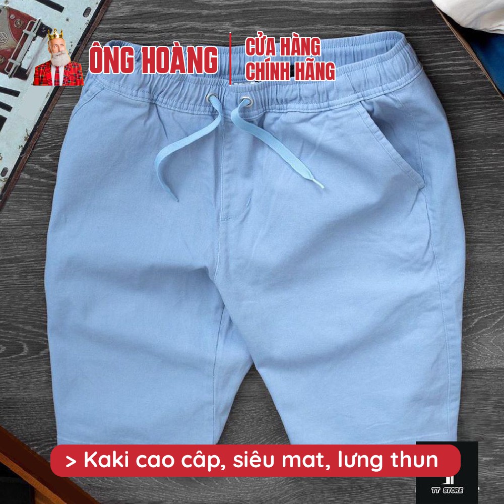 Quần short kaki cao cấp, quần ngắn thời trang phong cách unisex dễ phối đồ bigsize