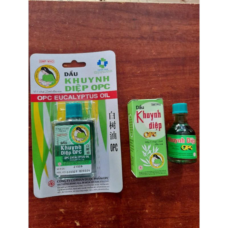 Dầu Khuynh Diệp OPC(hiệu mẹ bồng con).Chai 15ml,chai 25 ml