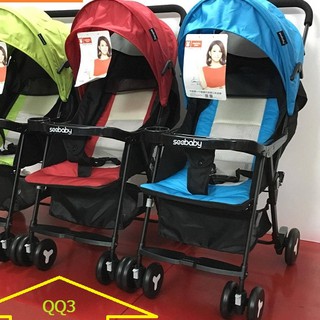 Xe đẩy seebaby qq3 xanh dương, đỏ, tại hcm