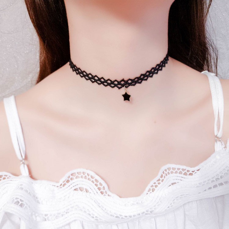 Chocker họa tiết trang trí ngôi sao