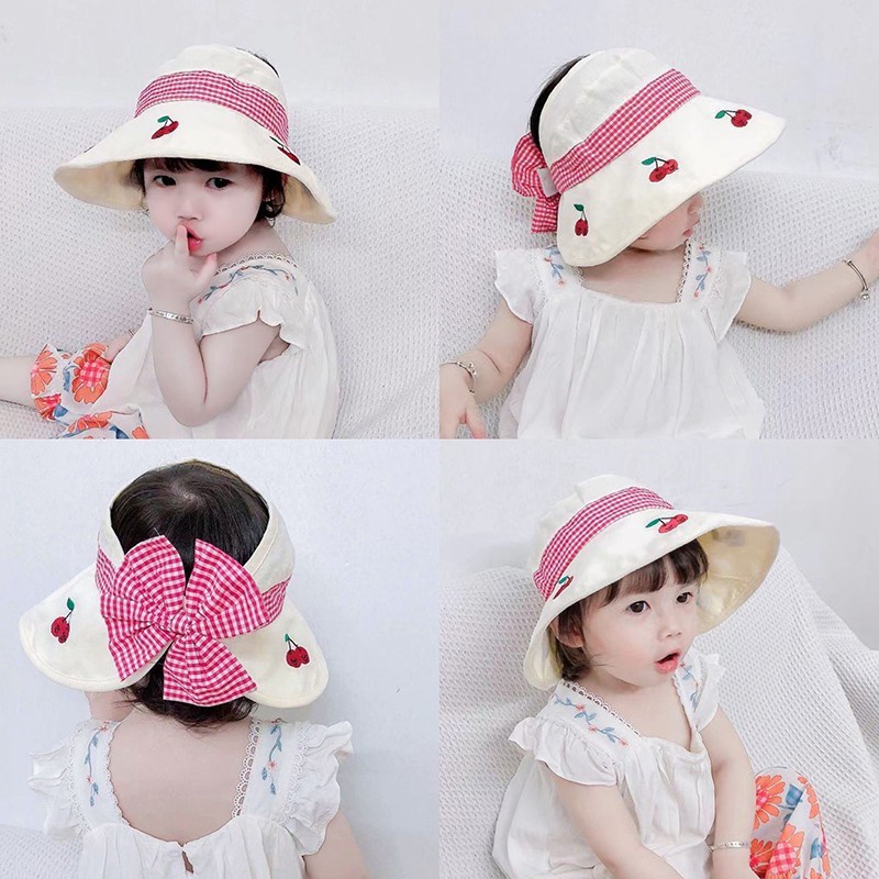 Nón Vành Họa Tiết Trái Cây Thời Trang Cho Bé Gái