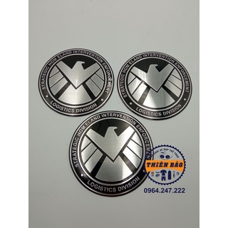 Tem dán xe logo Shield Vector Decal dán xe thân trắng nền đen #9