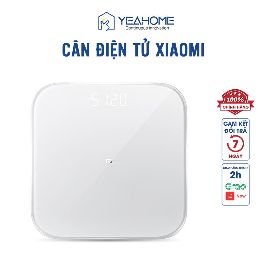 Cân Điện Tử Thông Minh Bluetooth Xiaomi Smart Scale 2 – Phiên bản quốc tế - Hàng Chính Hãng