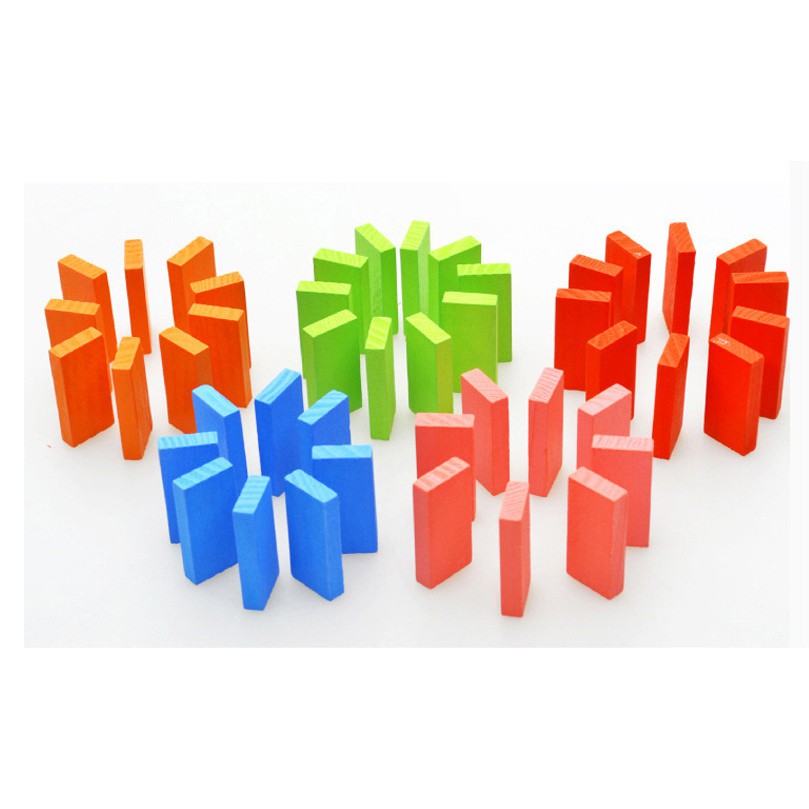 Đồ Chơi Gỗ Bộ Domino 120 Mảnh, Bộ Đồ Chơi Domino 100 Mảnh Xếp Hình Bằng Gỗ, Đồ Chơi Xếp Hình 100 - 120 Mảnh.