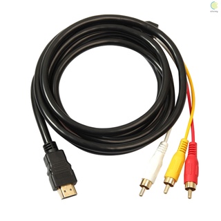 Cáp chuyển đổi tín hiệu hình ảnh av từ 1080p hdtv hd sang 3 rca