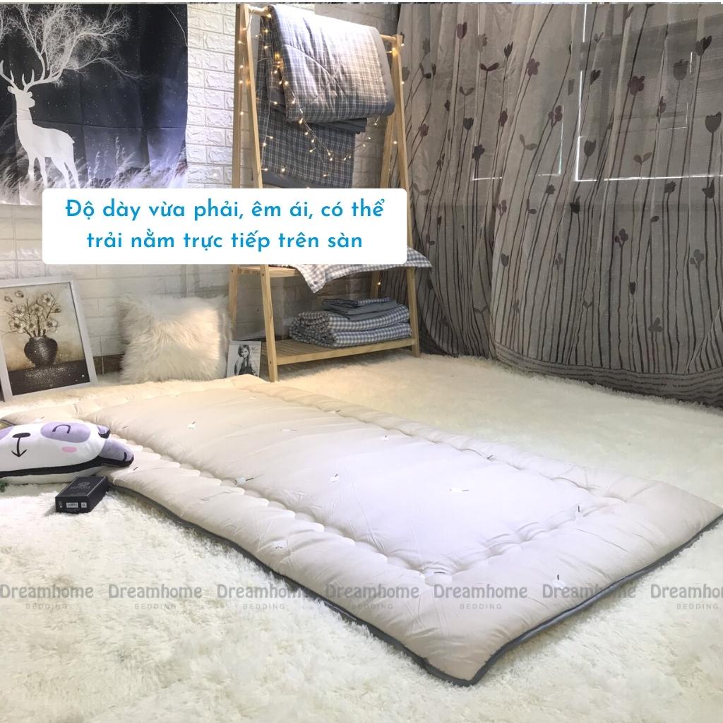 Topper nệm mỏng trải giường trải sàn, nệm giường đơn giường tầng kí túc xá 90x190 Dreamhome