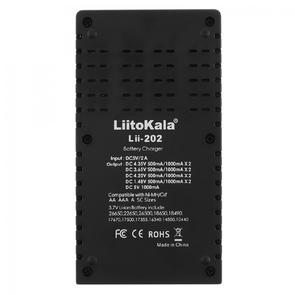 Liitokala Lii-202  2  Independent Slots USB Smart Charger | BigBuy360 - bigbuy360.vn