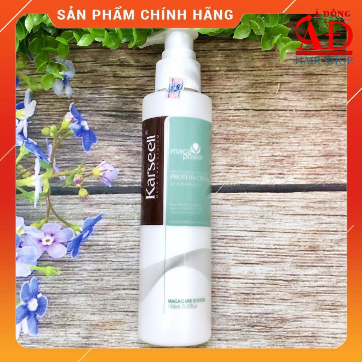 [Chính hãng] [Siêu rẻ] KEM DƯỠNG XẢ KHÔ SIÊU MƯỢT TÓC KARSEELL MACA ESSENCE REPAIR PROTEIN CREAM 150ML