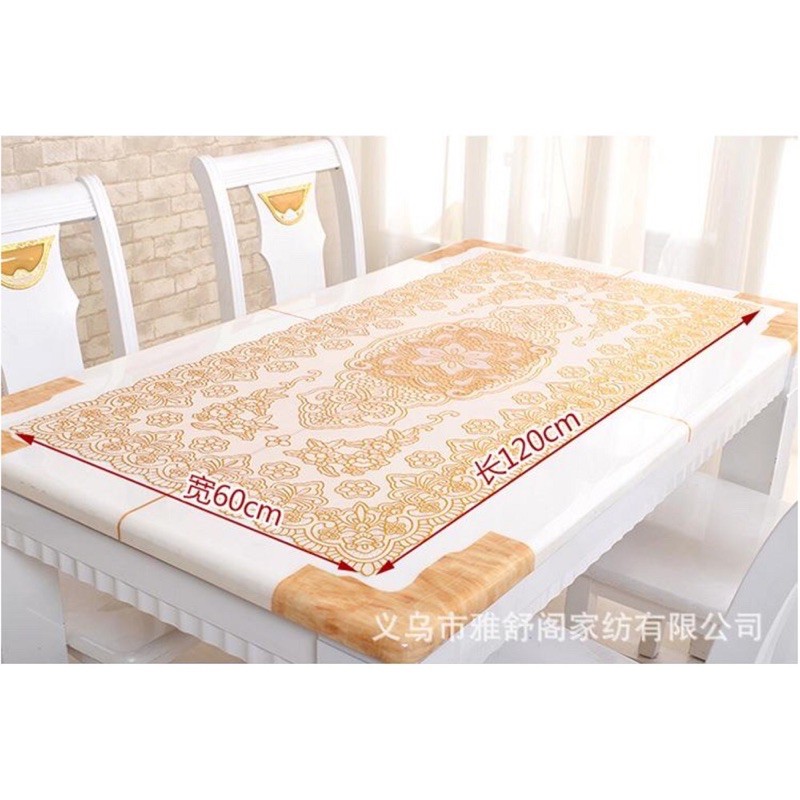 Khăn bàn nhựa 3d chống thấm