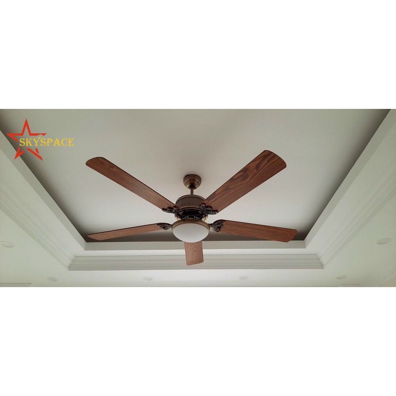 Quạt Trần gỗ 5 Cánh bảo hành 5 năm