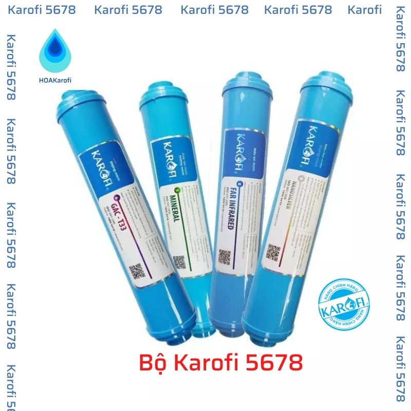 Lõi Khoáng Chức Năng 5 6 7 8 Karofi - Dành Cho Các Loại Máy Lọc Nước RO