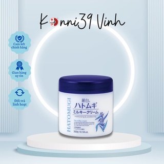 Kem dưỡng HATOMUGI Moisturizing 300g | Kem giữ ẩm, dưỡng trắng chiết xuất ý dĩ - hàng nội địa Nhật - konni39 Vinh