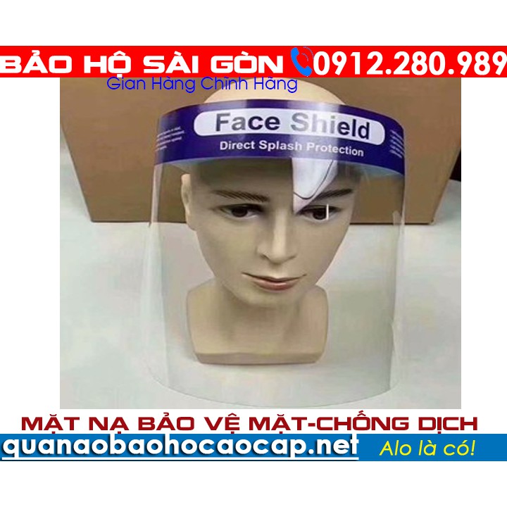 Tấm chắn chống giọt bắn trong suốt nhựa face shied hàng Việt Nam hình thật 100%