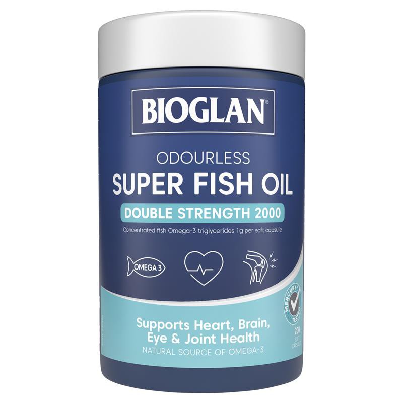 Dầu Cá Bioglan Fish Oil 2000 200v Úc