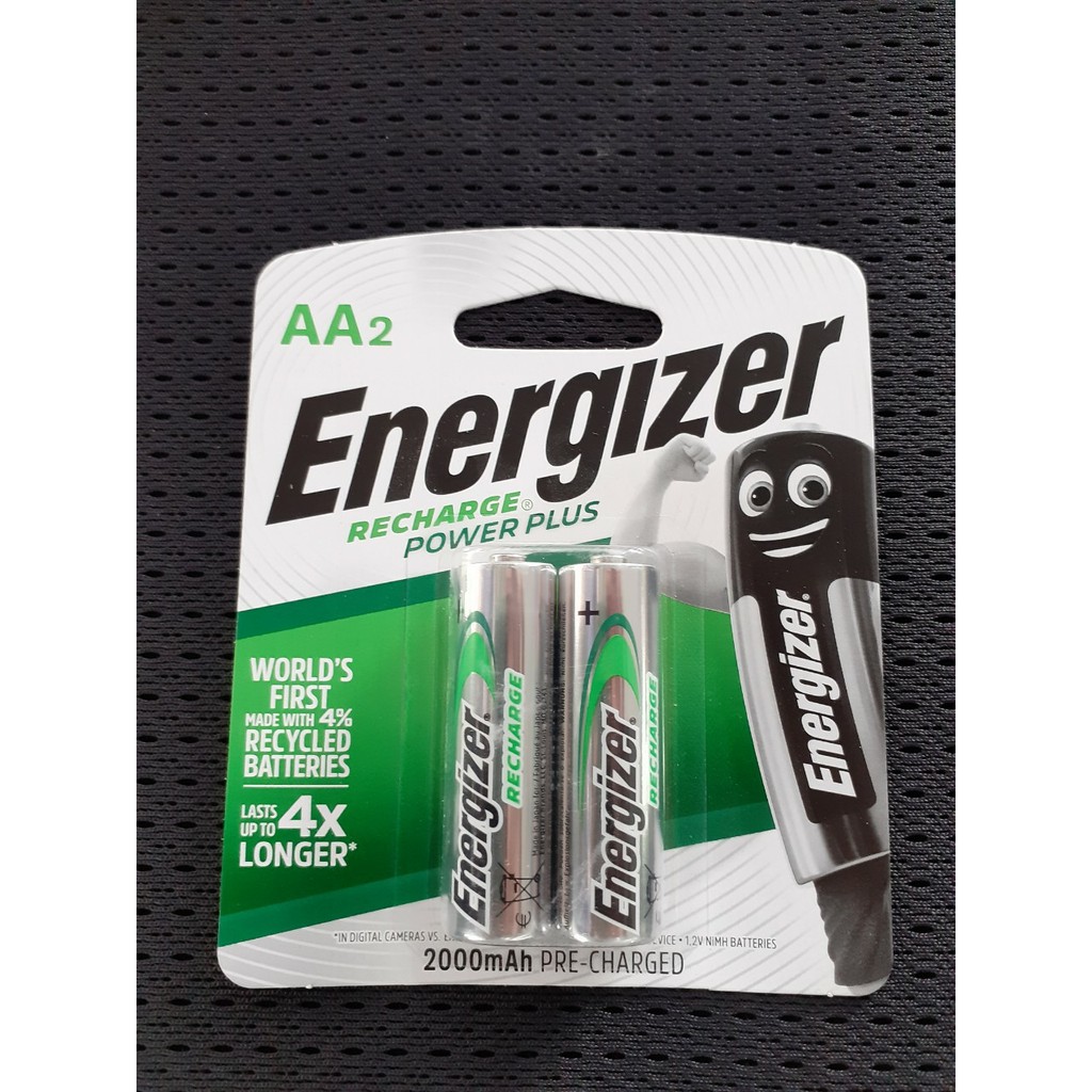 Pin Sạc Energizer AA 2000mAH ( Mẫu Mới 2019 )