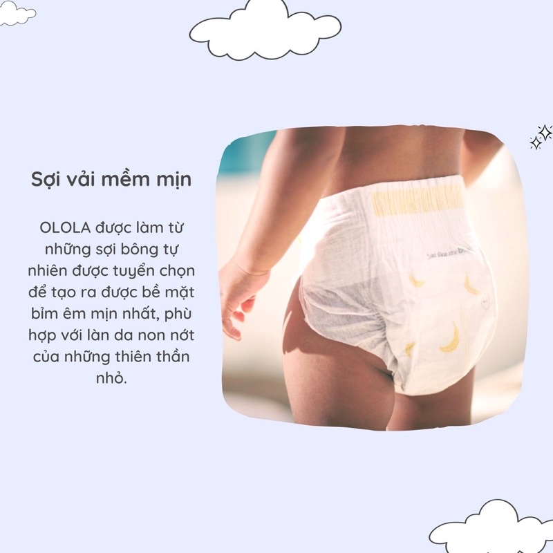 Miếng dùng thử bỉm OLOLA DÁN/QUẦN S1/M1/L1 L1/XL1/XXL1