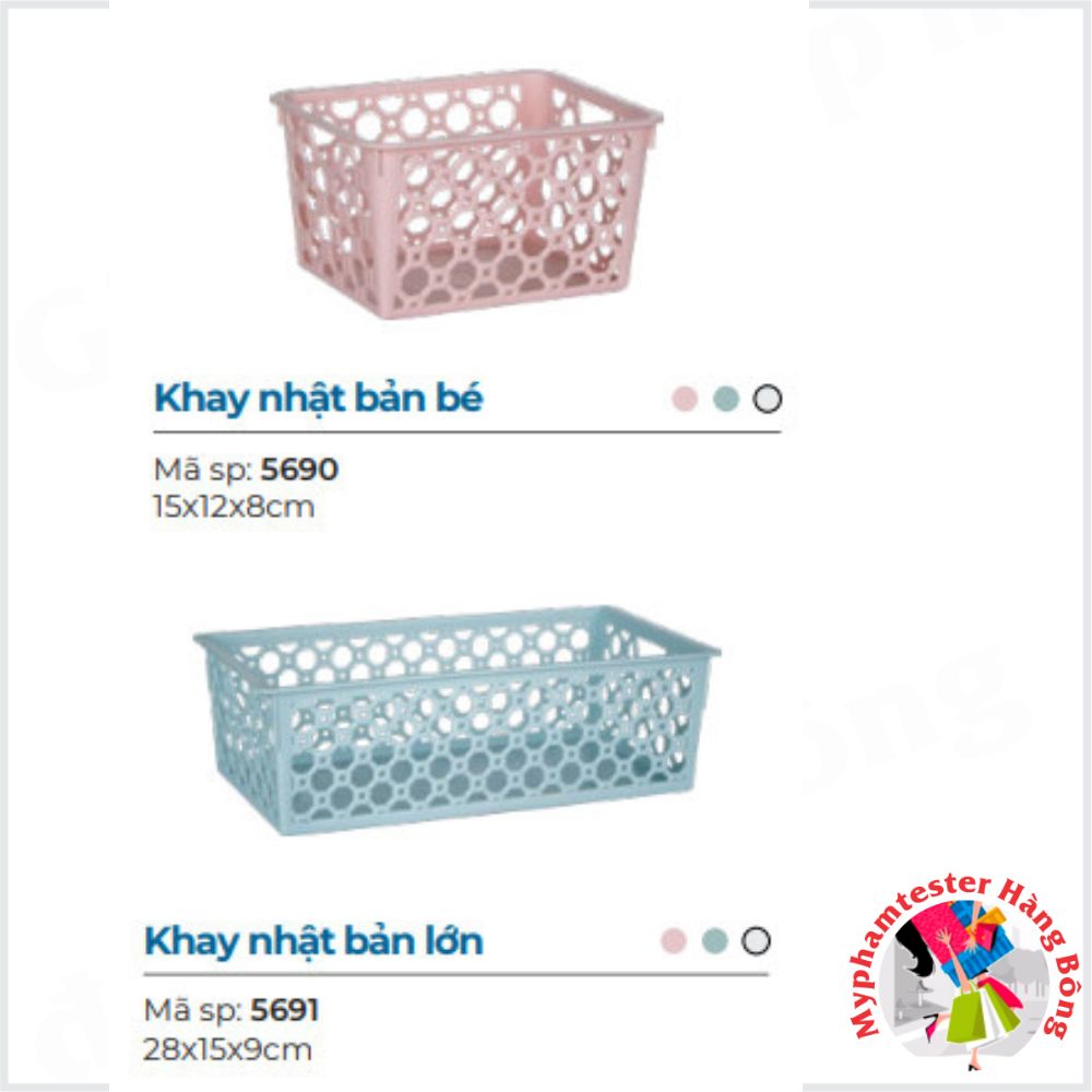 Khay nhựa nhật bản để đồ đa năng, tiện ích
