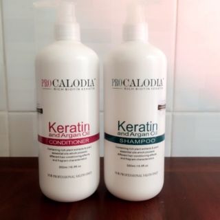 GỘI XẢ PHỤC HỒI KERATIN CHO TÓC KHÔ XƠ HƯ TỔN 500ML