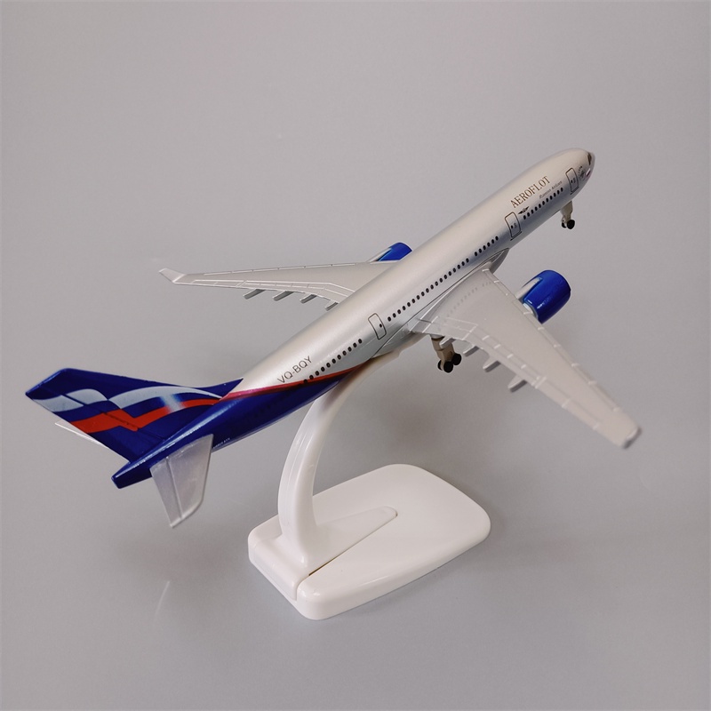 Mô Hình Máy Bay Nga Aeroflot Airbus 330 A330 Bằng Kim Loại