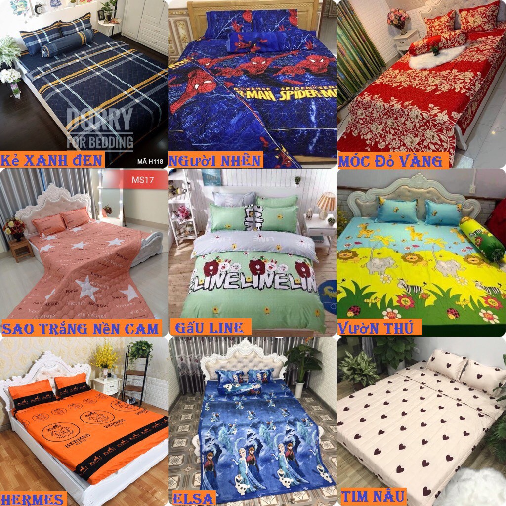 Thanh lí gấp bộ ga gối polly 1m6 1m8 ⚡️1 drap + 2 áo gối💝 mẫu mới 2021💝