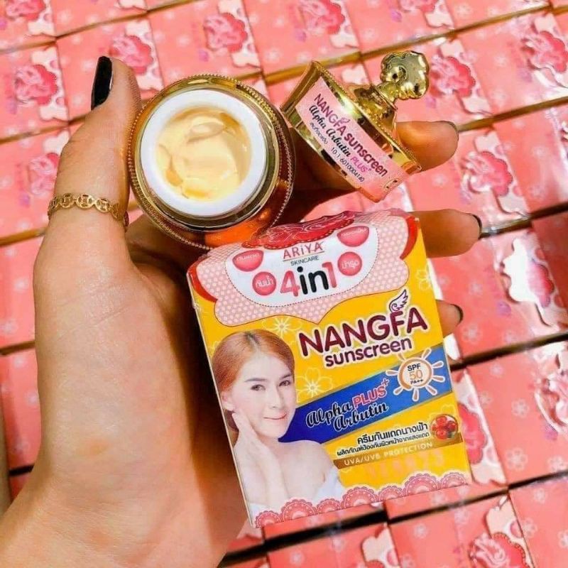 KEM CHỐNG NẮNG NANGFA Thái Lan - Kem Make Up Thần Thánh