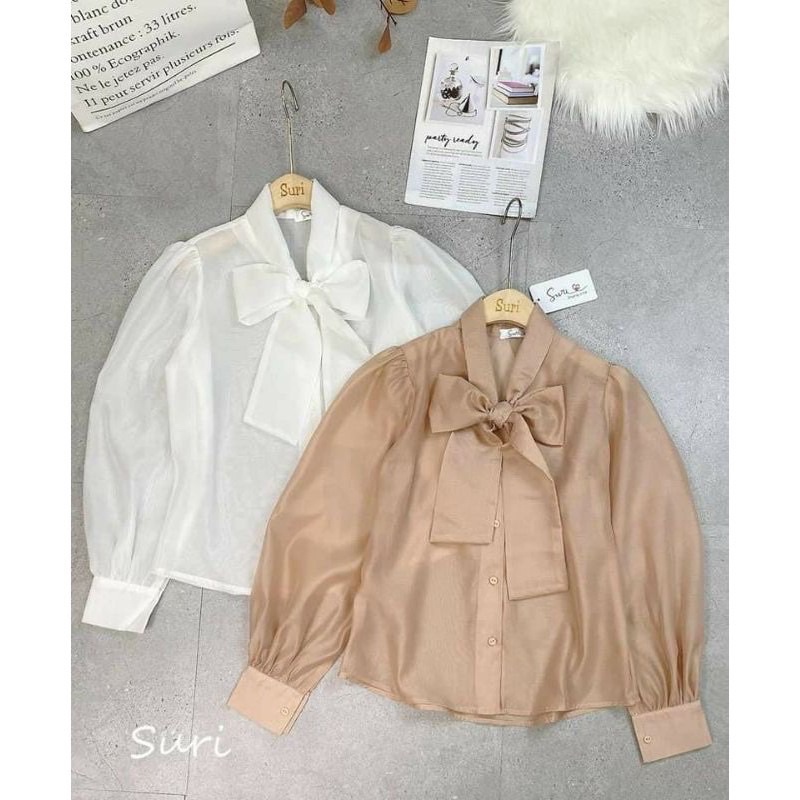 Sơ mi nơ cúc ngọc