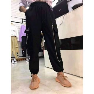 Quần jogger túi hộp dây xích chất cực chất kèm ảnh thật