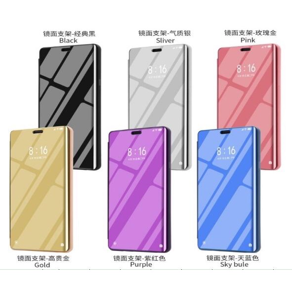 Ốp điện thoại nắp lật tráng gương cho VIVO Y50 Y30 Y93 Y91C Y1S V19 Neo V17 V15 V11 Pro V11i Y91 Y95 V9 Y85 V7 Plus