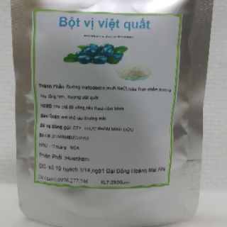 Bột vị pha trà sữa việt quất 250g