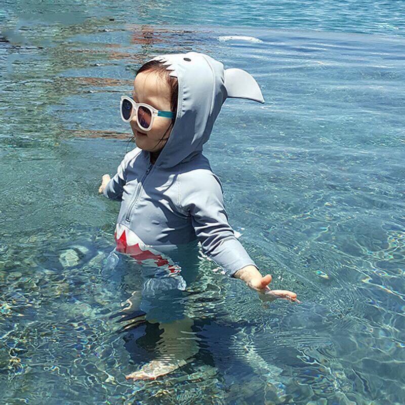 Bộ Bơi Bé Trai, Đồ Bơi Bé Trai Cao Cấp Hình Cá Mập Baby Shark Dễ Thương