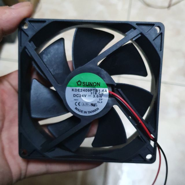Quạt tản nhiệt 24 vôn 9×9cm