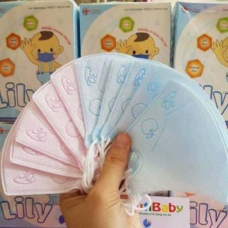 Khẩu Trang Em Bé Lily Chất Lượng Nhật Bản Cho Bé Từ 1-3 Tuổi