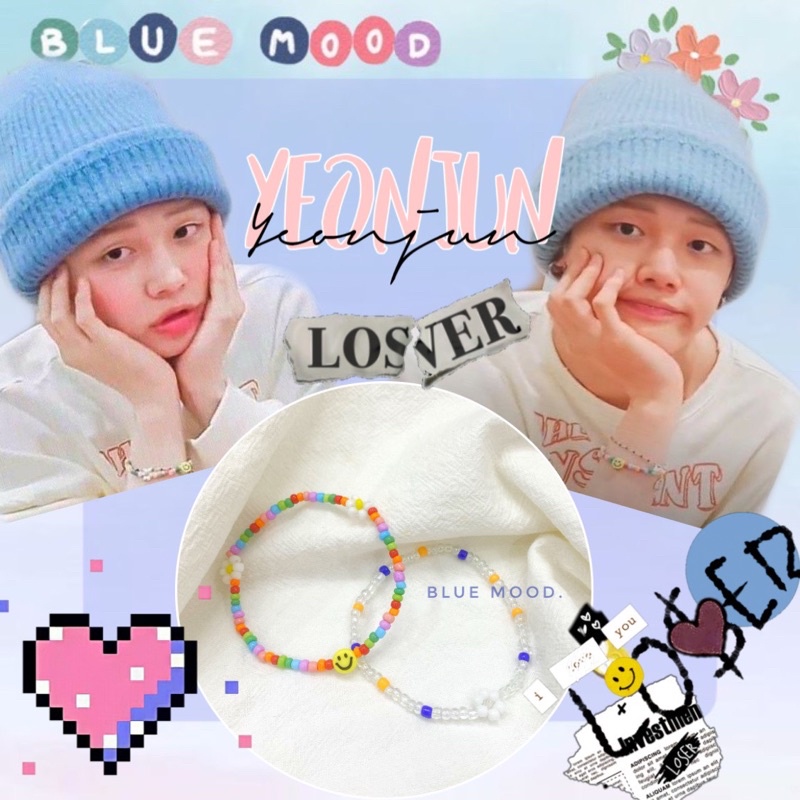 Vòng tay handmade hạt cườm Inspired Yeonjun TXT