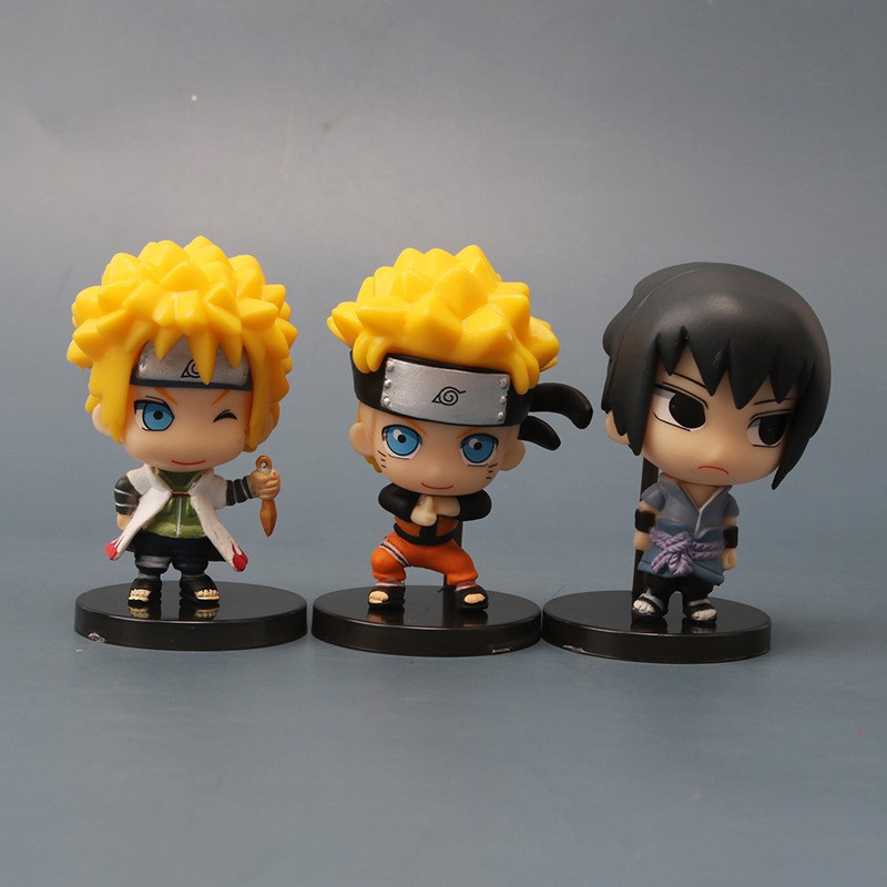 [ XẢ KHO ] Bộ mô hình 8 nhân vật hỗn hợp chibi naruto