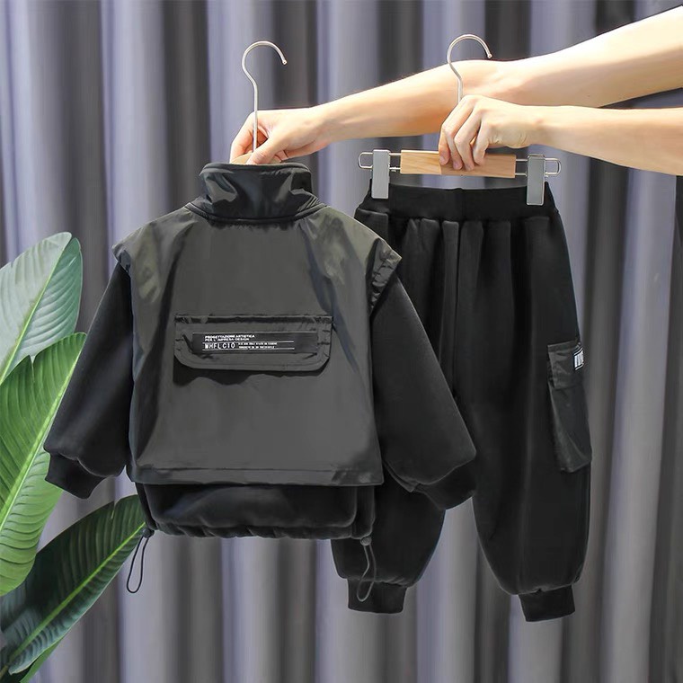 Bộ Quần Áo Chất nỉ Lót Bông Dày Dặn, Ấm Áp Cho Bé Trai Và Bé Gái | Voi Kid VN