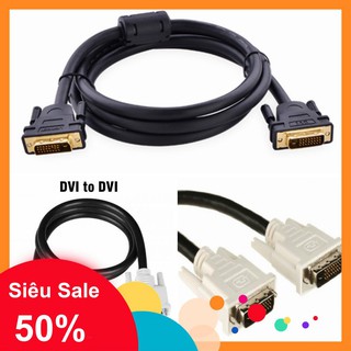 [GHD][FREESHIP-150K] CÁP DVI 2 ĐẦU ZIN THEO MÁY TRẮNG , ĐEN [SỈ]