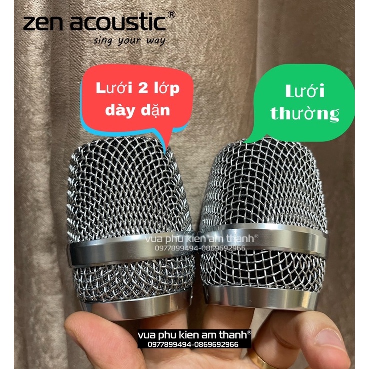 Lưới Mic In.ox Không Dây Đa Năng 2 Lớp Dày Dặn Nhất Thị Trường