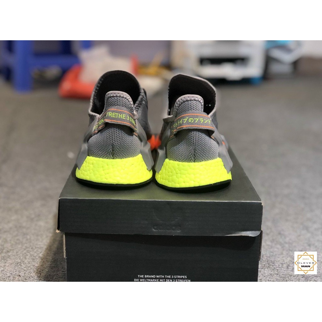 (FREESHIP+FULLBOX) Giày Thể Thao Sneakers NMD City Sock Xám Đế Cam Xanh Cổ Chun Cực Phong Cách Cho Cả Nam và Nữ