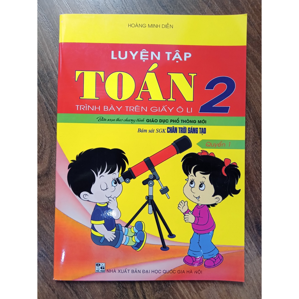 Sách - Combo Luyện Tập Toán 2 - Trình Bày Trên Giấy Ô Li (Bám Sát SGK Chân Trời Sáng Tạo)