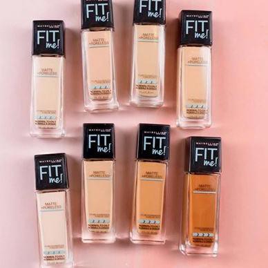 (hàng Mới Về) Kem Nền Maybelline Fit Me! 64292 + Ống Bơm Se Khít Lỗ Chân Lông ~ 18ml / 30ml | BigBuy360 - bigbuy360.vn