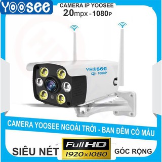  Camera Giám Sát Yoosee Ngoài Trời - 6 Led Full HD (2.0Mpx) - Hồng Ngoại Quay Đêm