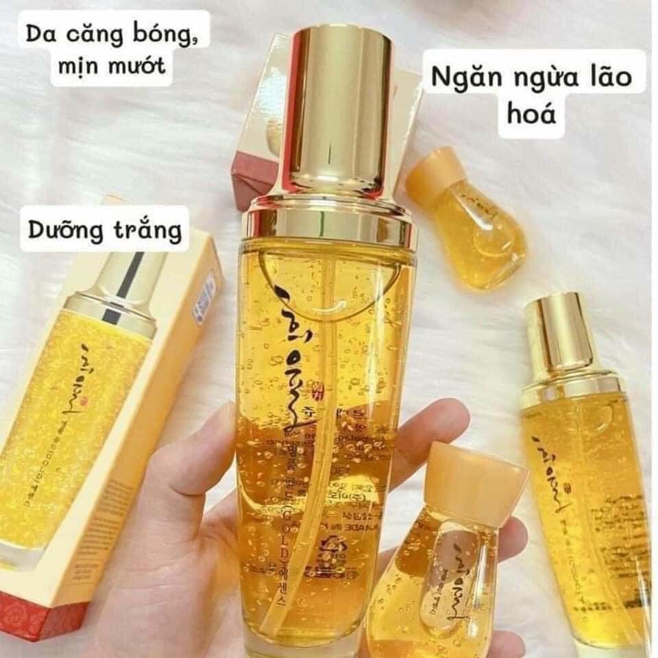 Tinh chất 24K Lebelage Heeyul Premium Gold cho da căng bóng, xoá mờ nếp nhăn chai 130ml - CO185
