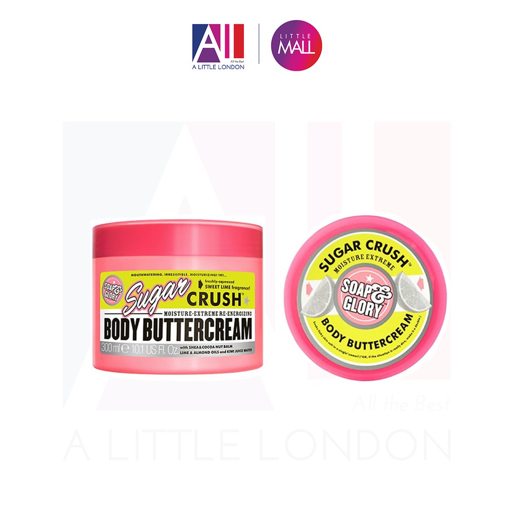 [TOP 1 SHOPEE] Dưỡng thể Soap &amp; Glory Sugar Crush Body Buttercream 300ml (Bill Anh)