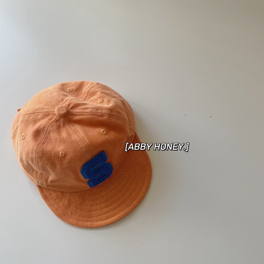 Mũ Lưỡi Trai Mềm Chống Nắng In Chữ S Dễ Thương Cho Bé