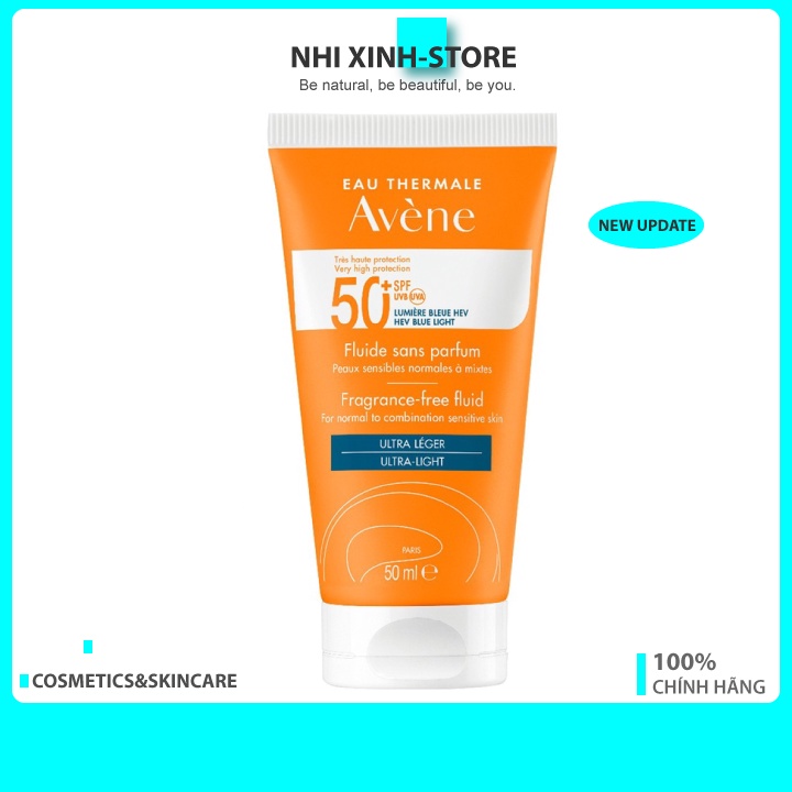 [NEW UPDATE] Kem Chống Nắng Avene Dry Touch Antioxidant Complex Fluide SPF 50+