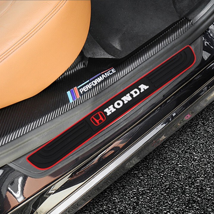 Nẹp bước chân cao su chống xước xe honda  - bộ 4 miếng cao su chống trơn trượt